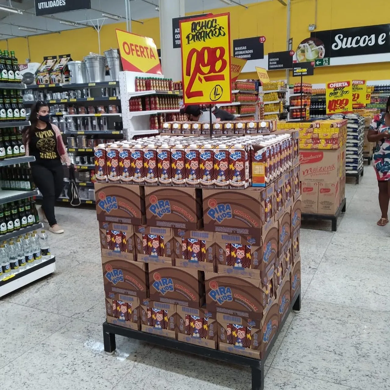 Ponto de venda montado pela Representações Félix