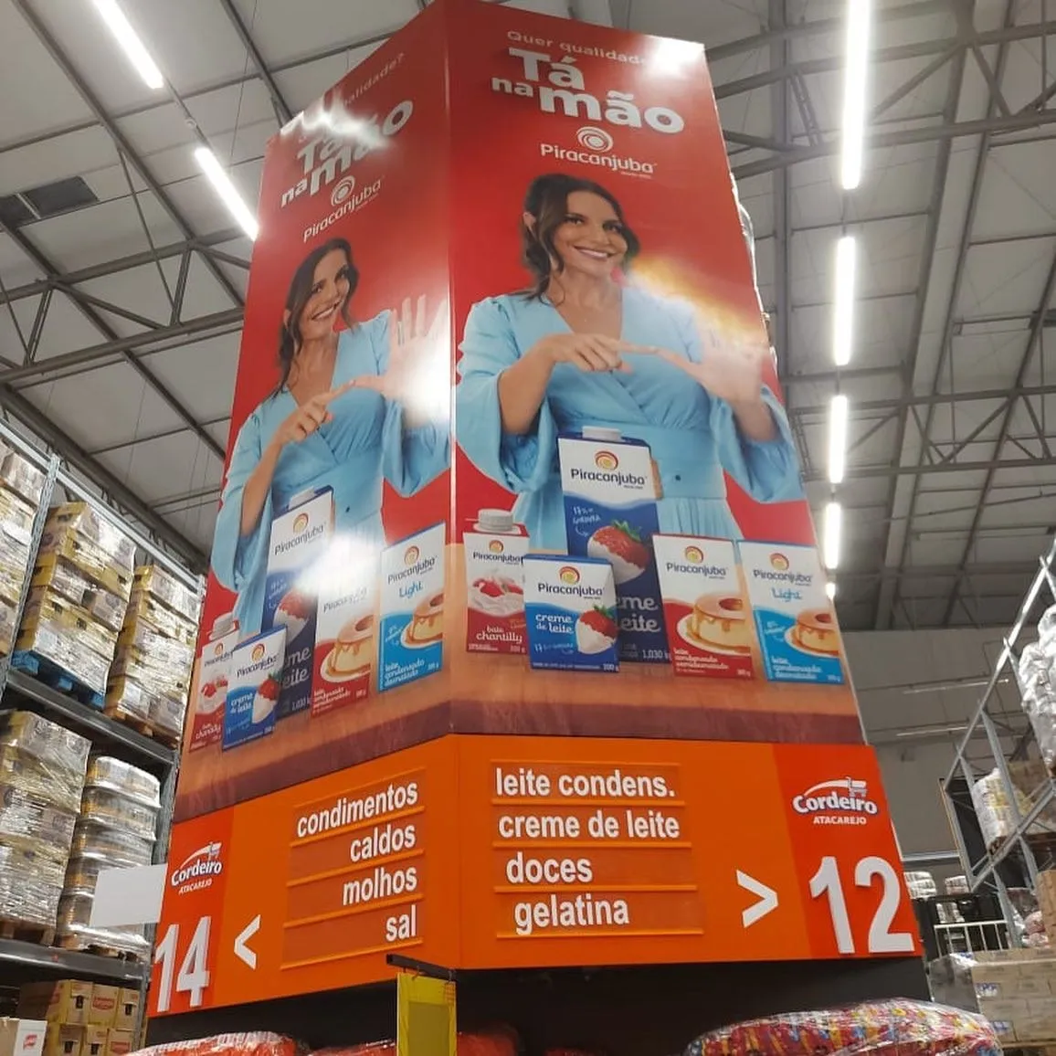 Ponto de venda montado pela Representações Félix