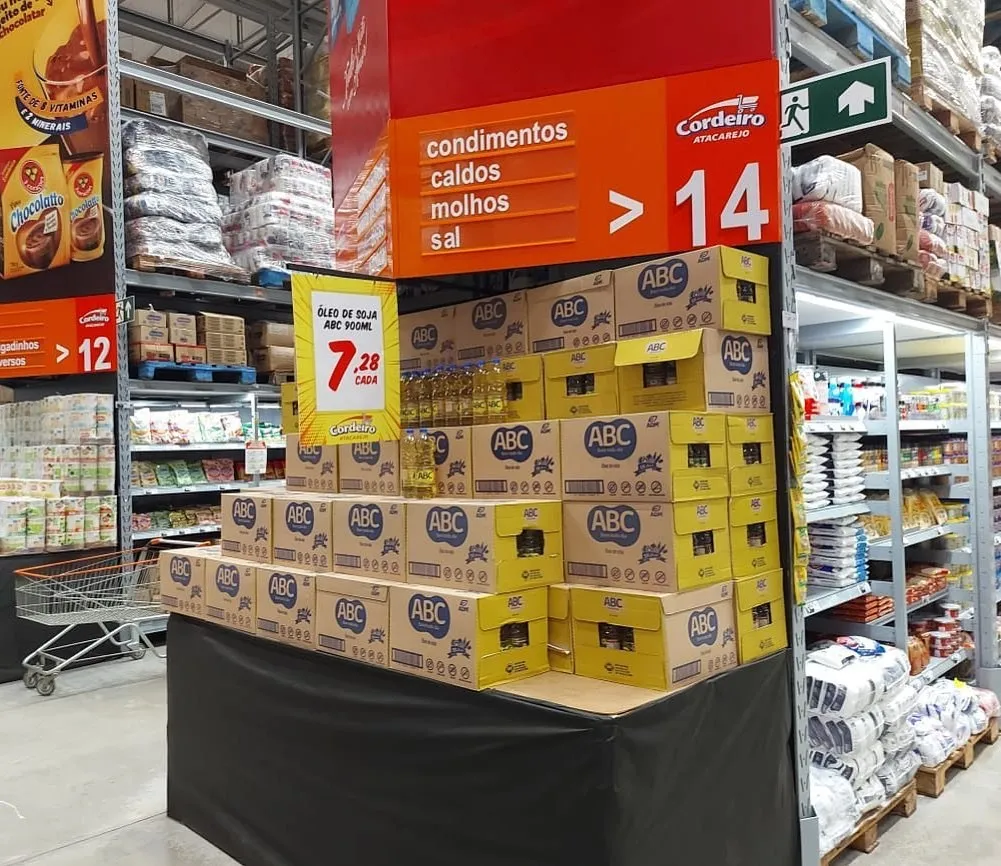 Ponto de venda montado pela Representações Félix