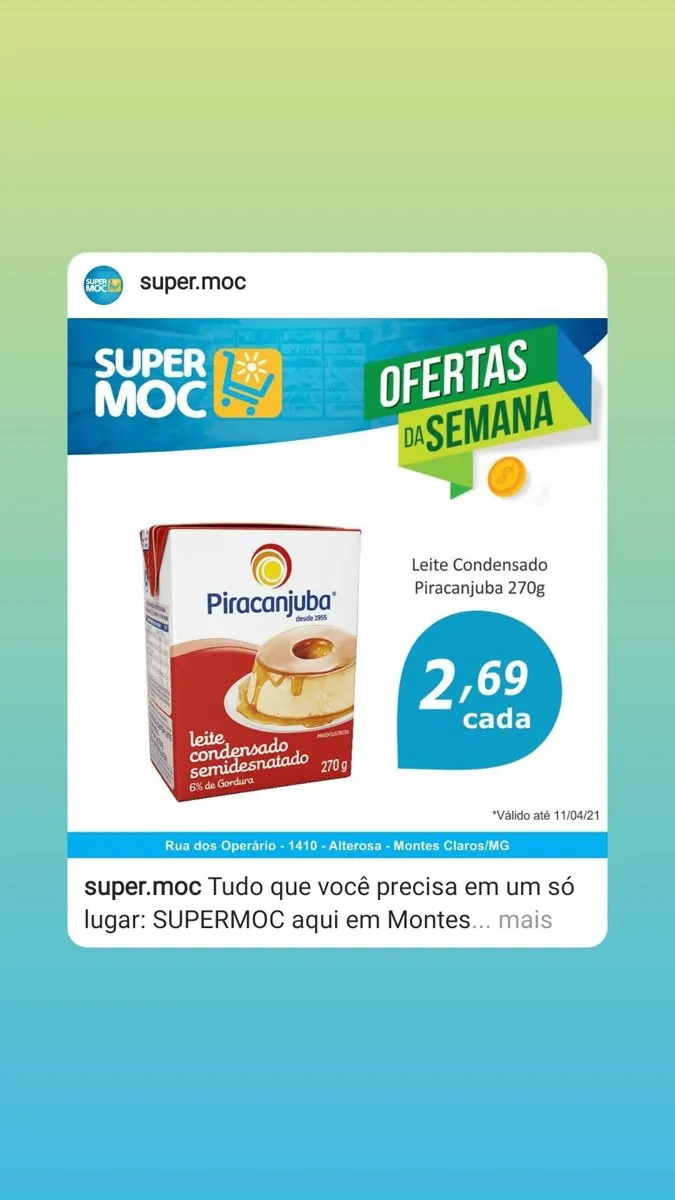 Cliente da Representações Félix — destaque do Instagram