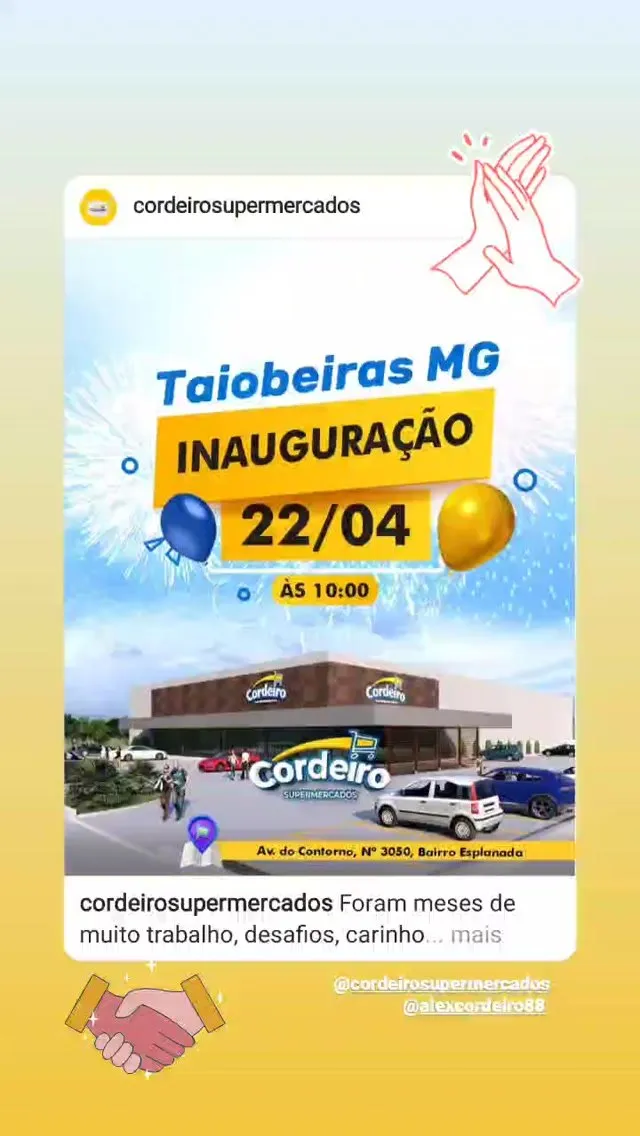 Cliente da Representações Félix — destaque do Instagram