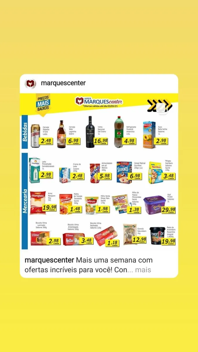 Cliente da Representações Félix — destaque do Instagram
