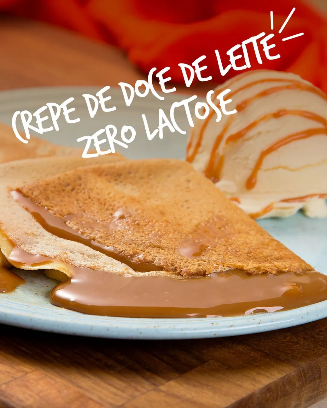 Que tal esse Crepe de Doce de Leite Zero Lactose para adoçar a sua tarde? 🤤 Capriche no recheio e compartilhe com quem …