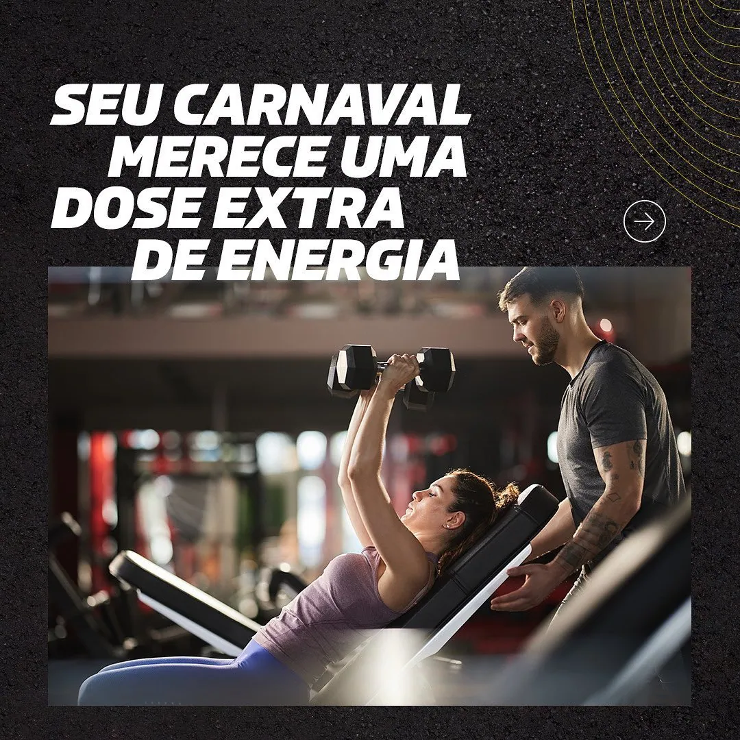 Cuidar da saúde é um esforço diário. Aproveite o Carnaval para dar aquele treino, com a academia vazia, acompanhado de u…