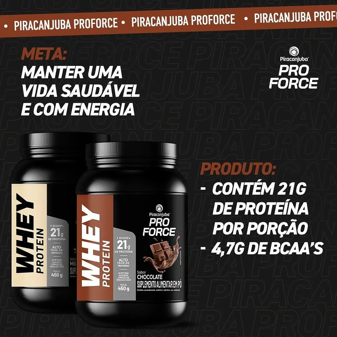 Se você busca uma vida repleta de nutrição e energia, o Piracanjuba Whey Protein em Pó é uma excelente opção! Com sabore…