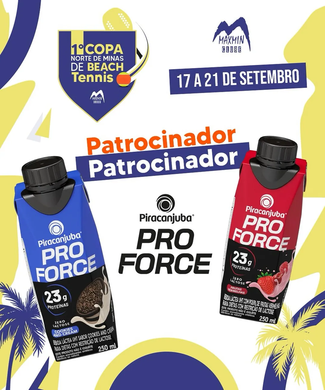 Vem aí a maior Copa de Beach Tennis do Norte de Minas! 🏖🎾 De 17 a 21 de setembro, prepare-se para dias de muita emoção…