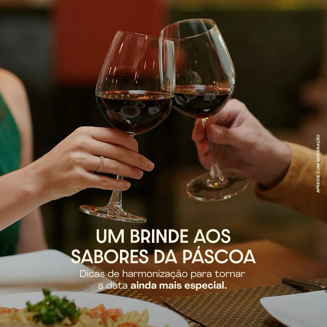 A Páscoa é tempo de celebrar, reunir e transformar momentos em memórias especiais. 🍷 Que tal elevar essa experiência co…