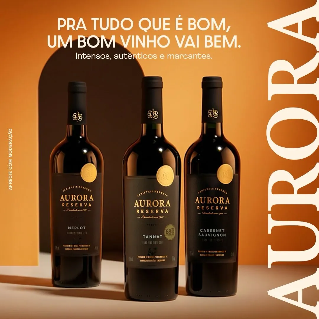 Para momentos que pedem presença e autenticidade, a *Linha Aurora Reserva* chega para deixar tudo ainda mais intenso, co…